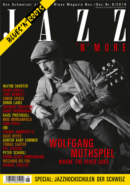 Wolfgang Muthspiel Lay.Indd 1 29.10.18 09:53 Coverstory