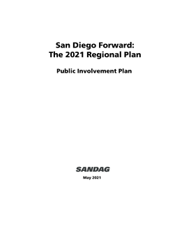 San Diego Forward: the 2021 Regional Plan Public