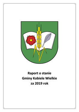 Raport O Stanie Gminy Kobiele Wielkie Za 2019 Rok