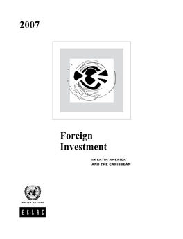 Foreign Investment in Latin America and the Caribbean 2007