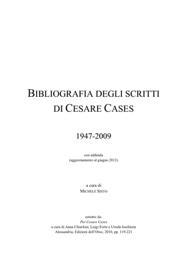 Cesare Cases