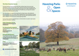 Havering Parks Open Spaces