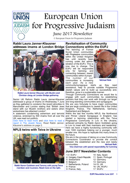 June 2017 Newsletter