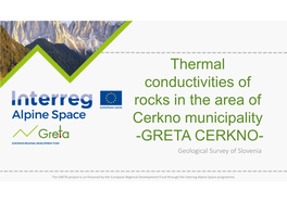 GRETA CERKNO- Geological Survey of Slovenia