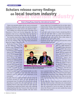 Local Tourism Industry
