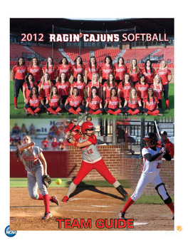 2012 Louisiana Softball Roster Numerical Roster Breakdown No