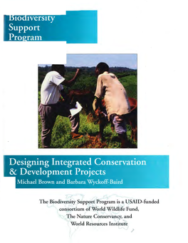 The Biodiversjty ~Upport Program Is a USAID-Funded Co~~Ortium Of