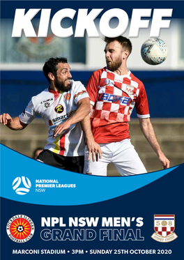 2020 Grand Final NPL NSW Men's Program