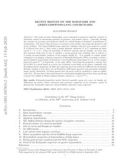 Arxiv:1801.04765V2 [Math.AG] 13 Feb 2020 Okspotdb H Dacdecgatakg O 786St 670846 No