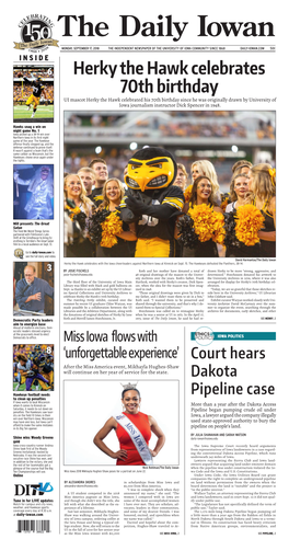 Herky the Hawk Celebrates 70Th Birthday