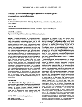 Cenozoic Motion of the Philippine Sea Plate 1119