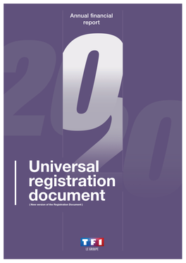 TF1 2020 Universal Registration Document 5.56 MB