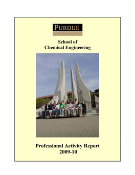 Professional Activity Report 2008-09