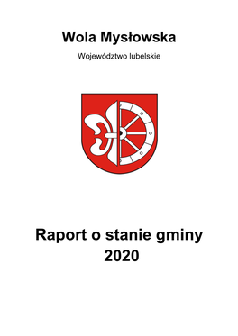 Raport O Stanie G Raport O Stanie Gminy 2020 Miny