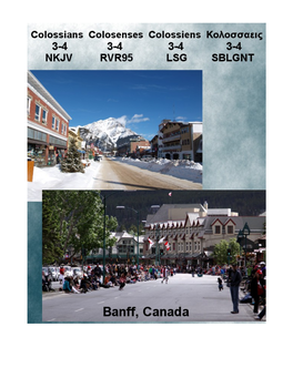 25 Verses Chapter 4: Banff Canada Day Parade, 18 Verses