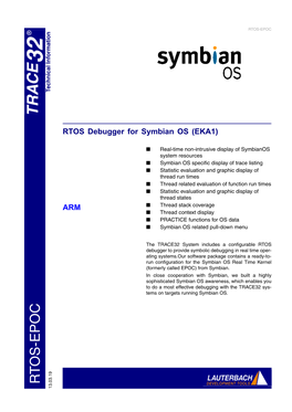 RTOS Debugger for Symbian OS (EKA1)