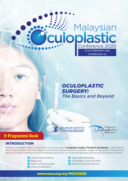 OCULOPLASTIC SURGERY: the Basics and Beyond