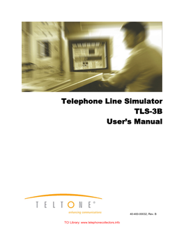 TLS-3B User's Manual