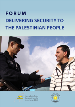 Forum Delivering Security to the Palestinian People