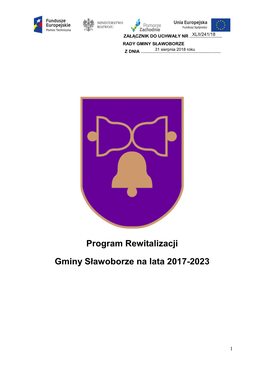 Program Rewitalizacji Gminy Sławoborze Na Lata 2017-2023