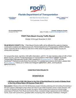 Florida Department of Transportation