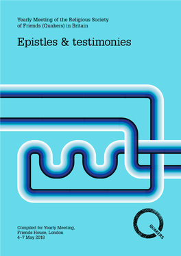 Epistles & Testimonies