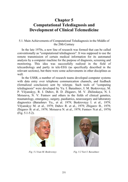 Chapter 5 Computational Telediagnosis and Development of Clinical Telemedicine