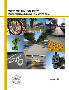 Union City's Pedestrian and Bike Master Plan