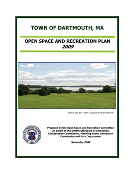 Open Space and Recreation Plan 2009