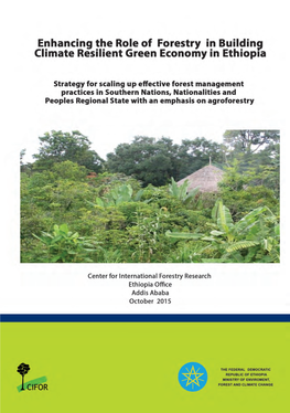 Enhancing the Role of the Forestry Sector in Ethiopia