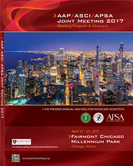 AAP/ASCI/APSA Joint Meeting