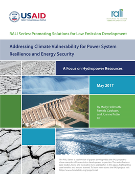 Addressing Climate Vulnerability for Power System