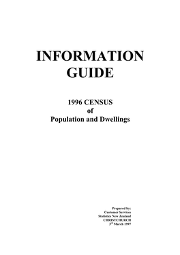 Information Guide