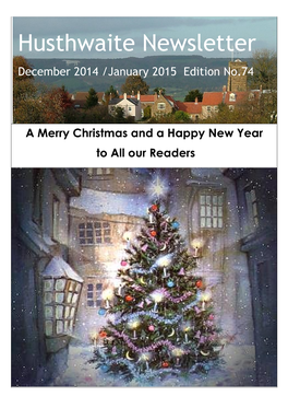 Newsletter December 2014 /January 2015 Edition No.74