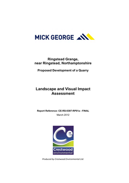 Landscape and Visual Impact Assessment