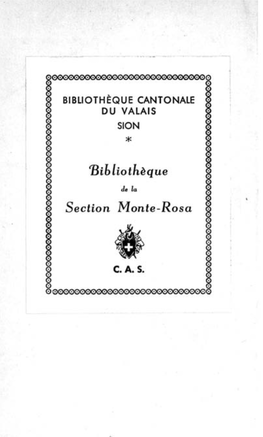 'Bibliothèque Section Monte-Rosa