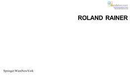 Roland Rainer