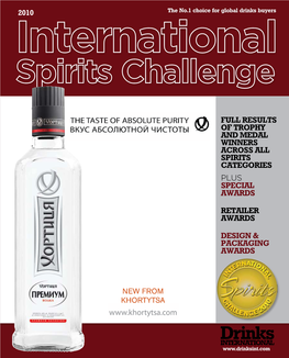 International Spirits Challenge Supplement 2010