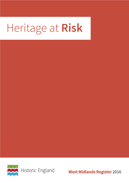 Heritage at Risk Register 2016, West Midlands