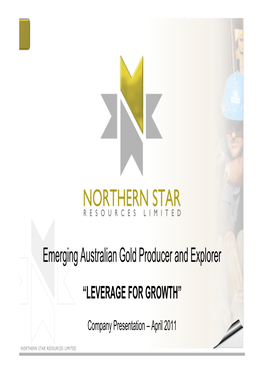 Emerging Australian Gold Producer and Explorer