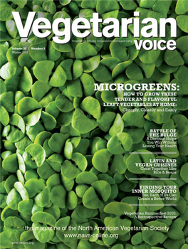 The Magazine of the North American Vegetarian Society