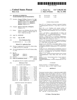 (12) United States Patent (10) Patent No.: US 7,148,352 B2 ROSS Et Al