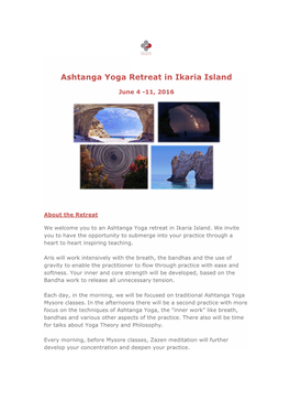 Ashtanga Yoga Retreat in Ikaria Island