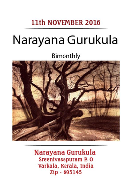 Narayana Gurukula E-Magazine