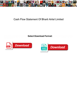 Cash Flow Statement of Bharti Airtel Limited