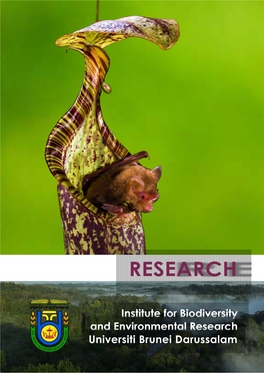 Institute for Biodiversity and Environmental Research Universiti Brunei Darussalam Edited By: Rahayu Sukmaria Binti Haji Sukri Kushan U