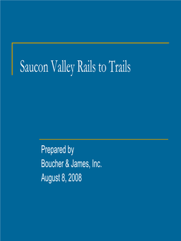 Saucon Valley Rails to Trails