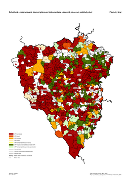 Schválená a Rozpracovaná Územně Plánovací Dokumentace a Územně Plánovací Podklady Obcí Plzeňský Kraj