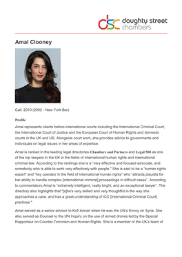 Amal Clooney