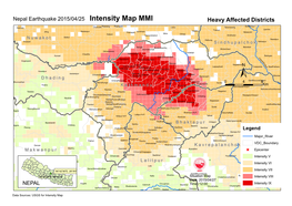 Heavy Affected Districts